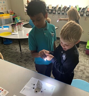 First grade sun and shadow science investigation!